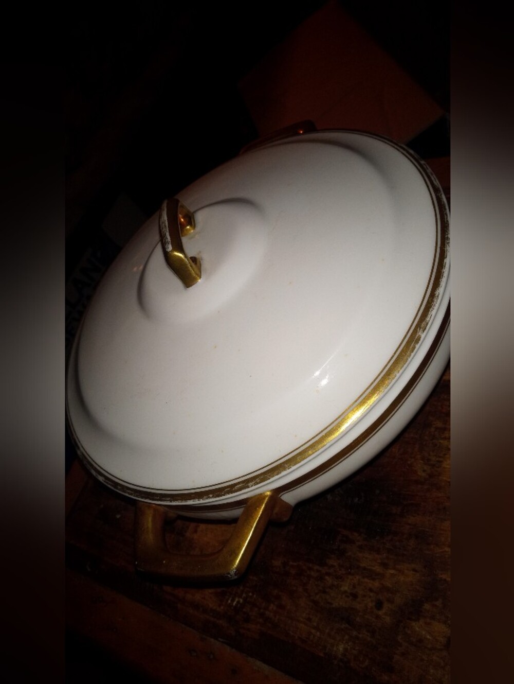 vintage Royal Bavarian Hutschenreuther Selb lidded vegetable serving bowl